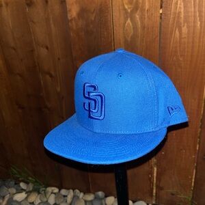 NEW San Diego Padres Blue Hat New Era 7 1/2 UNUSED